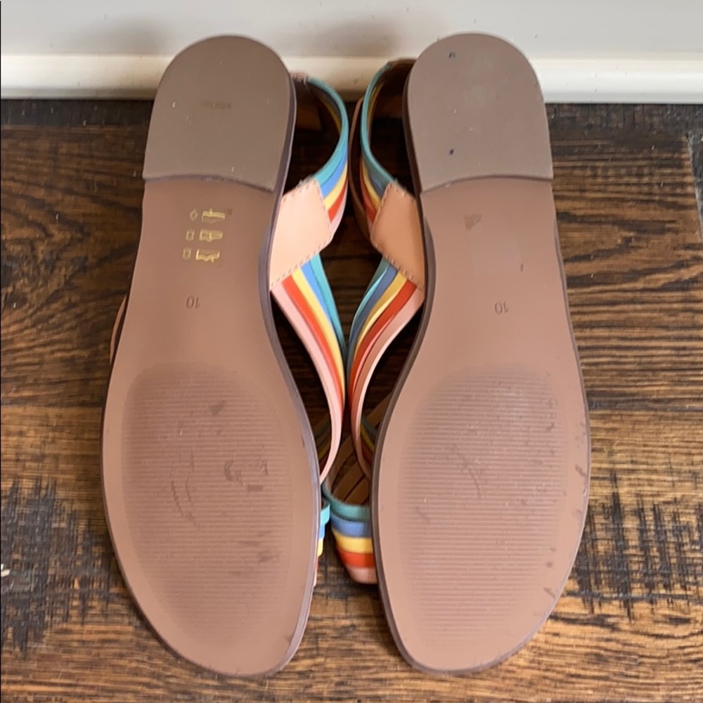 Madewell The Samira Flat Sandal in Leather AH721 - Picture 5 of 5
